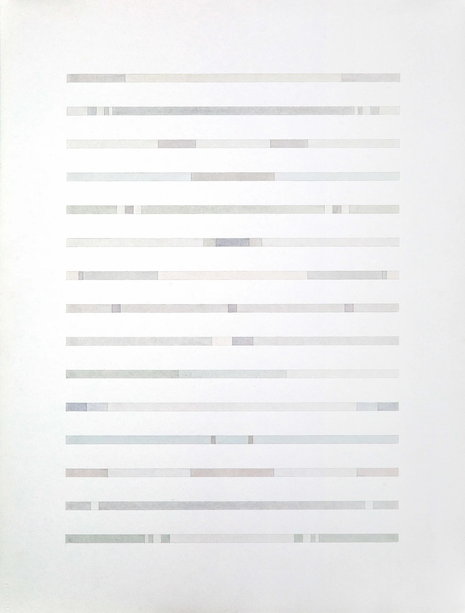 Journey 2015 Acrylics and pencil on paper 76 x 56 cm