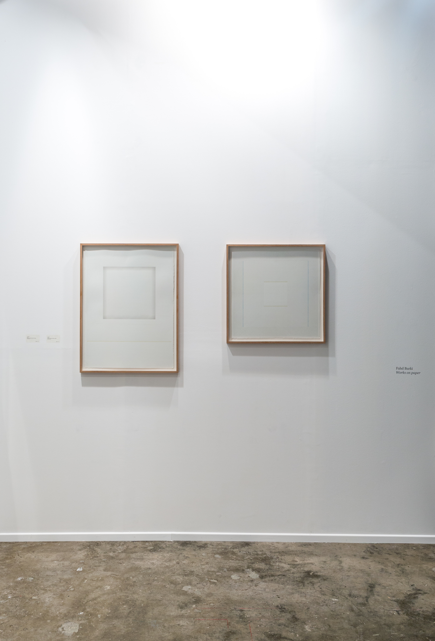  LEFT - RIGHT  LEFT: Untitled 3, 2016, graphite pencil and acrylics on paper, 76 x 56.5 cm  //  RIGHT: Untitled, 2016, graphite pencil and acrylics on paper, 56.5 x 56.5 cm 
