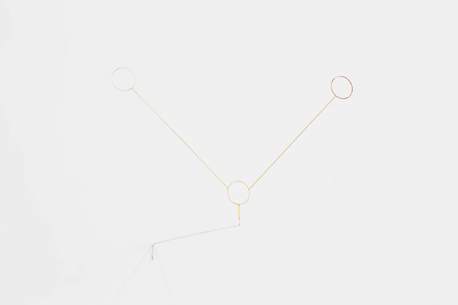 Time flows ever on 2018 Silver,gold,copper 27 x 32 x 45 cm