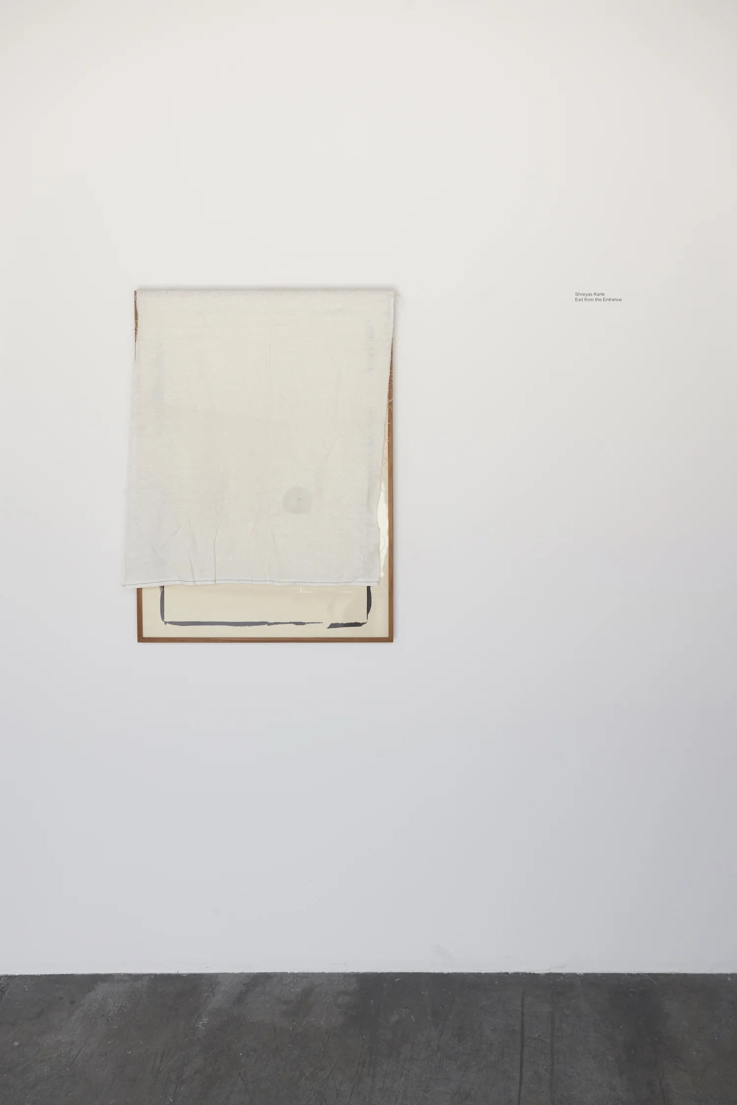 Installation view | Exit from the Entrance