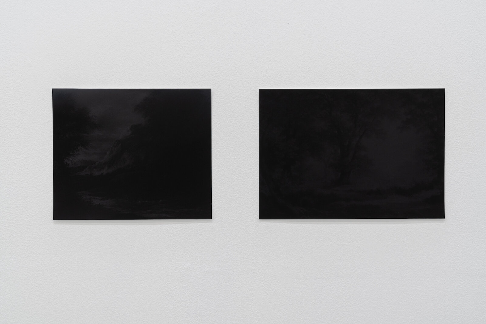 L-R Landscape #1, 2020, archival pigment print, 28 x 33 cm, edition 1/3 / Landscape #2, 2020, archival pigment print, 28 x 40 cm, edition 1/3