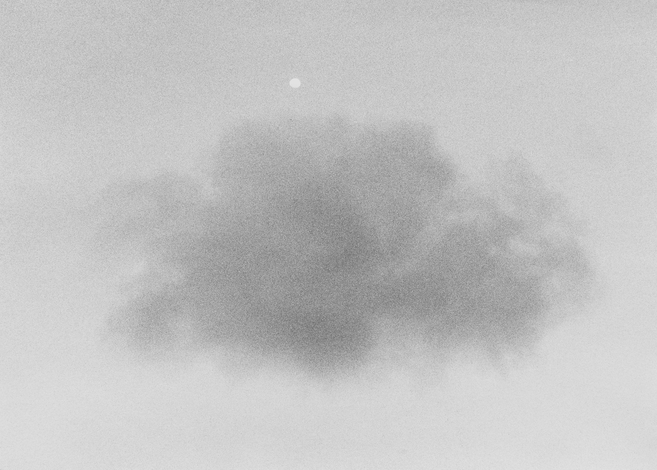  Cloud and Moon, 2020, silver gelatin print, 67.5 x 96.5 cm, edition 1/5 