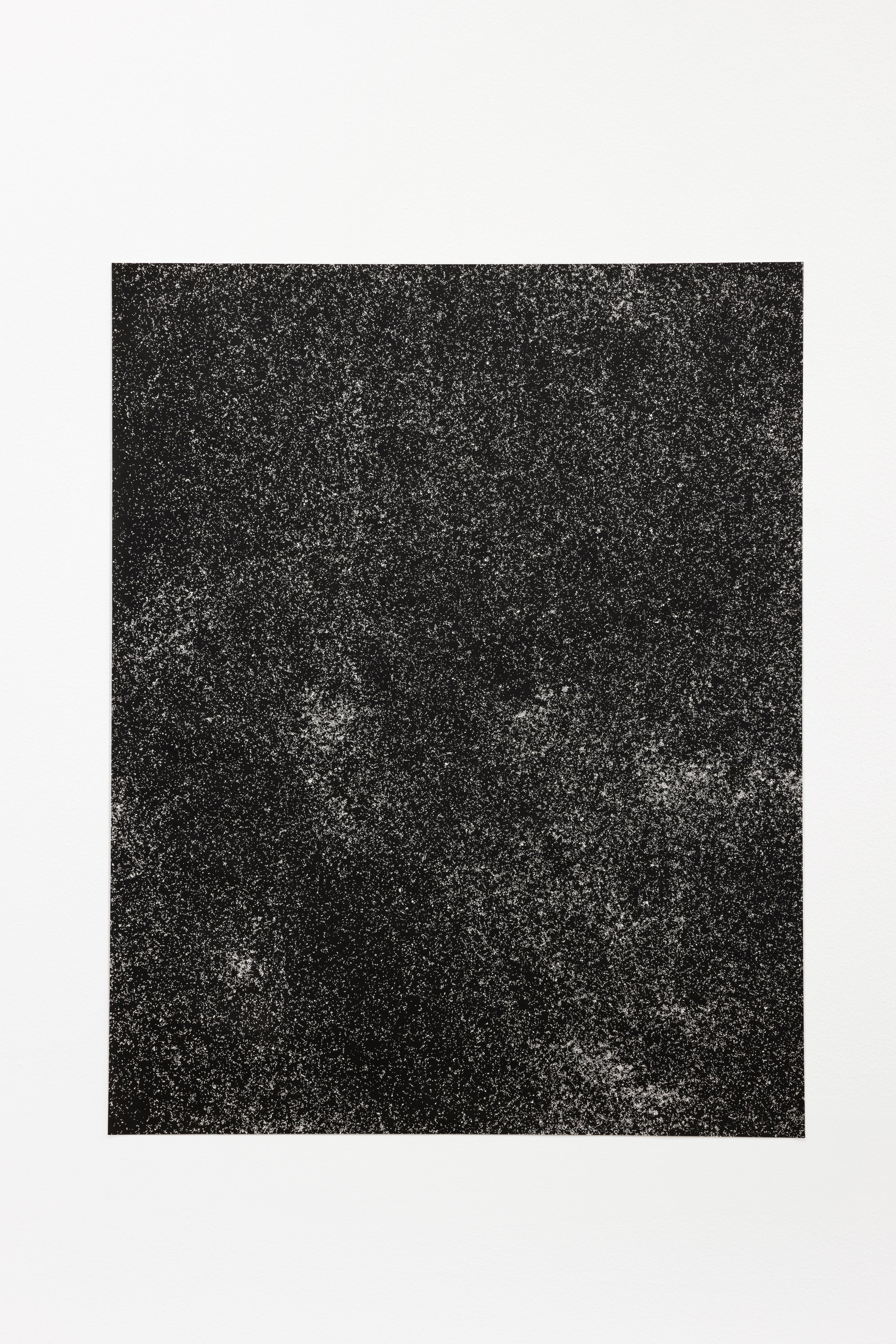  Etruscan Sand IX, 2021, silver gelatin print, 95.5 x 76 cm, fotogram, unique   