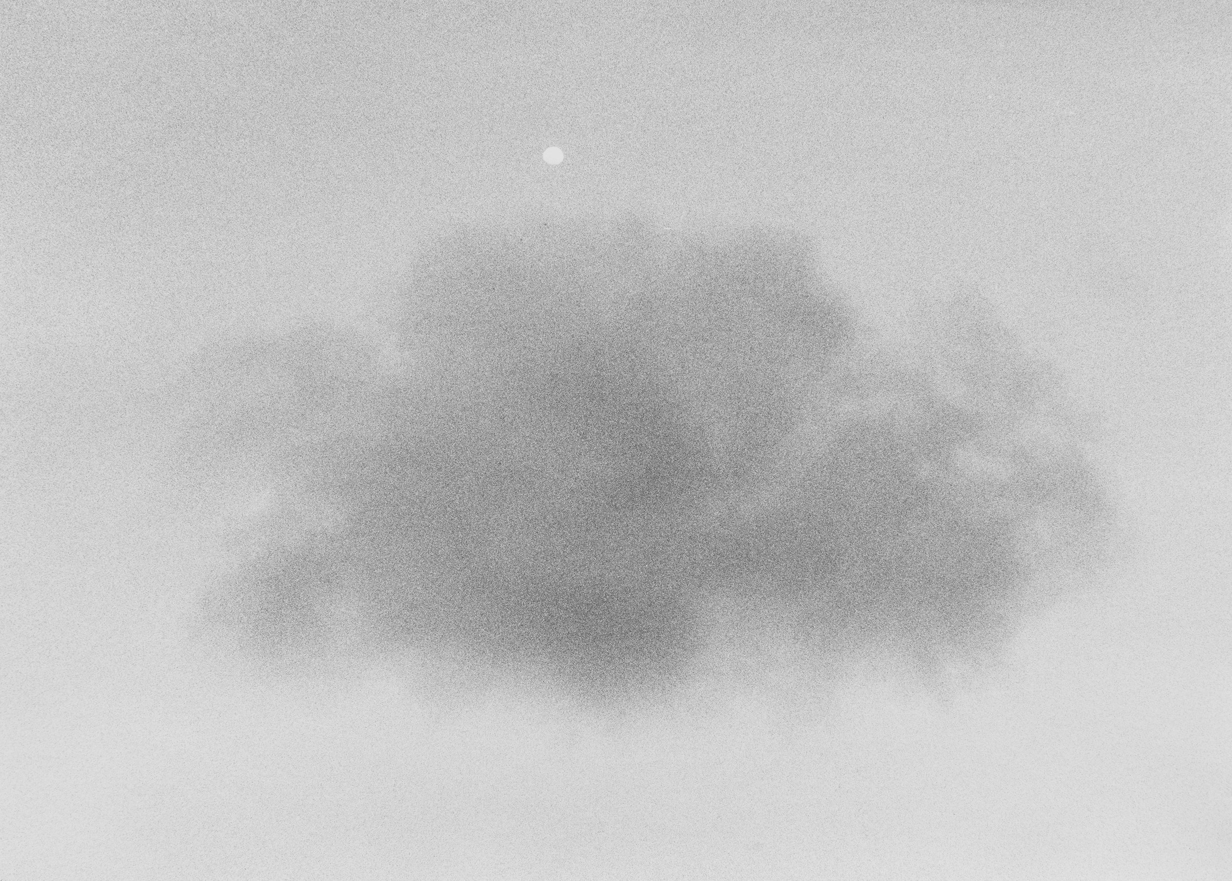  Cloud and Moon, 2020, silver gelatin print, 27.5 x 38 cm, edition 4/5  