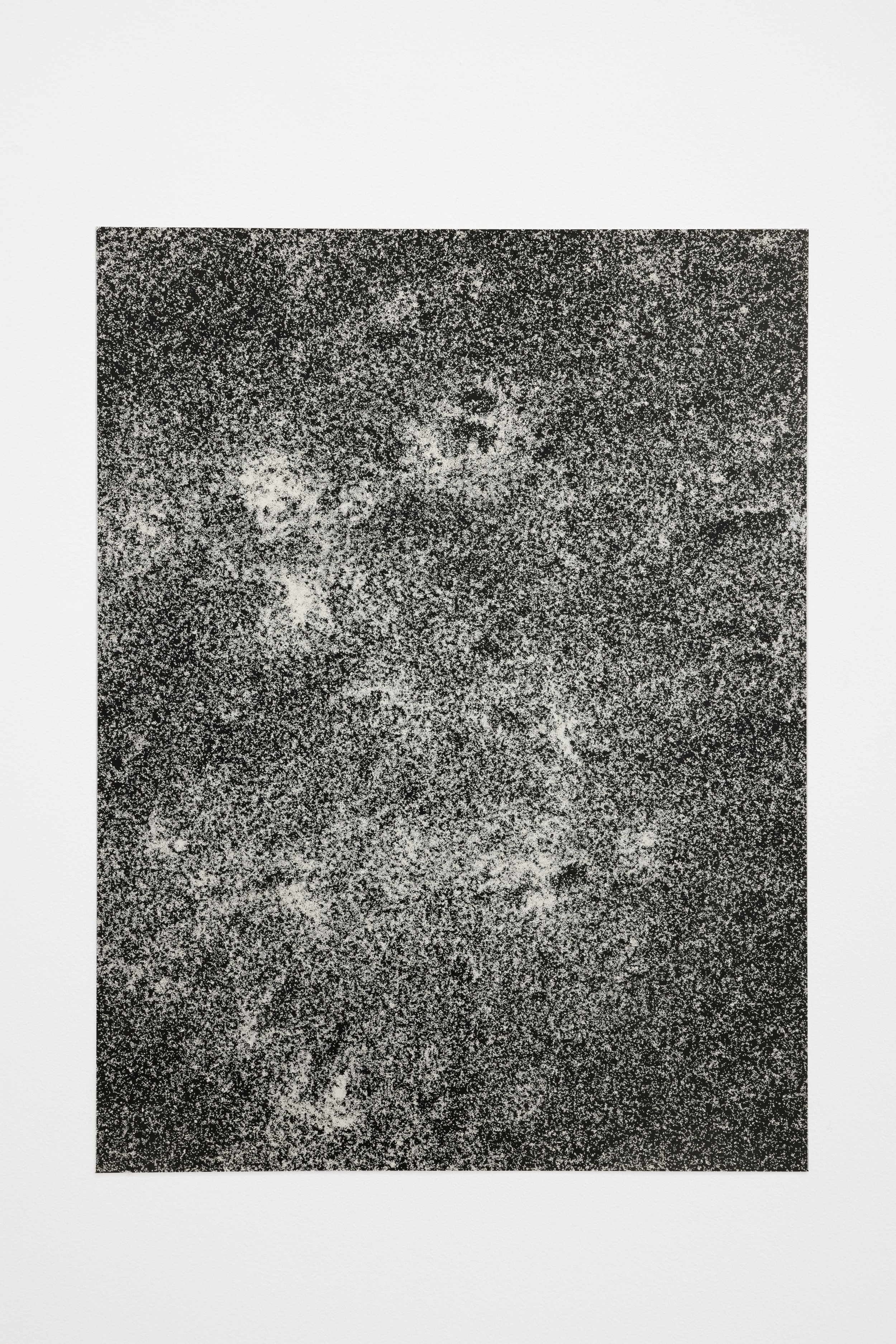  Etruscan Sand X, 2014, silver gelatin print, 94 x 71.5 cm, fotogram, unique  