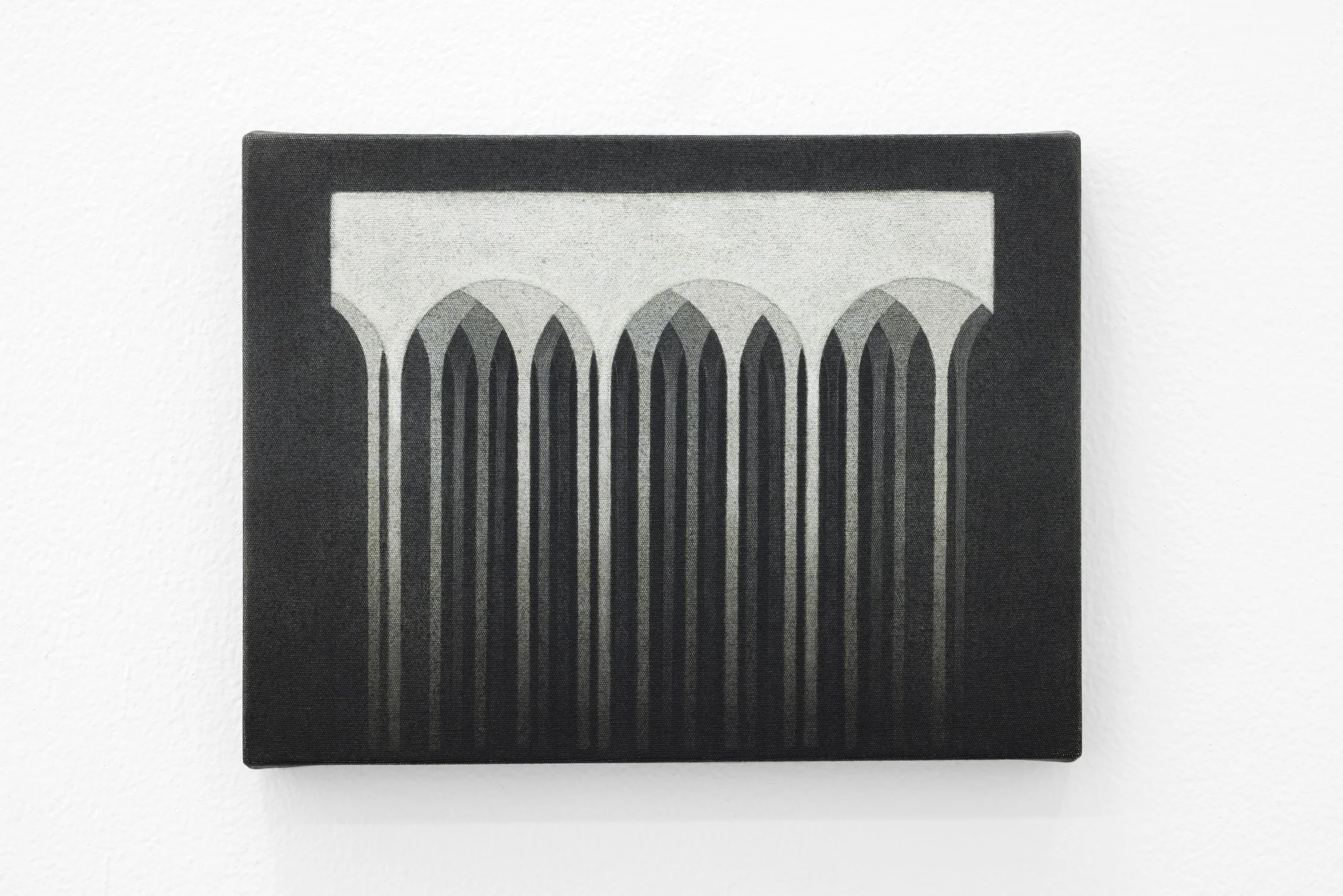  Shade, 2025, acrylics and gesso on canvas, 21.4 x 28.5 cm  Image courtesy of the artist and Grey Noise Photo by: Daniella Baptista 