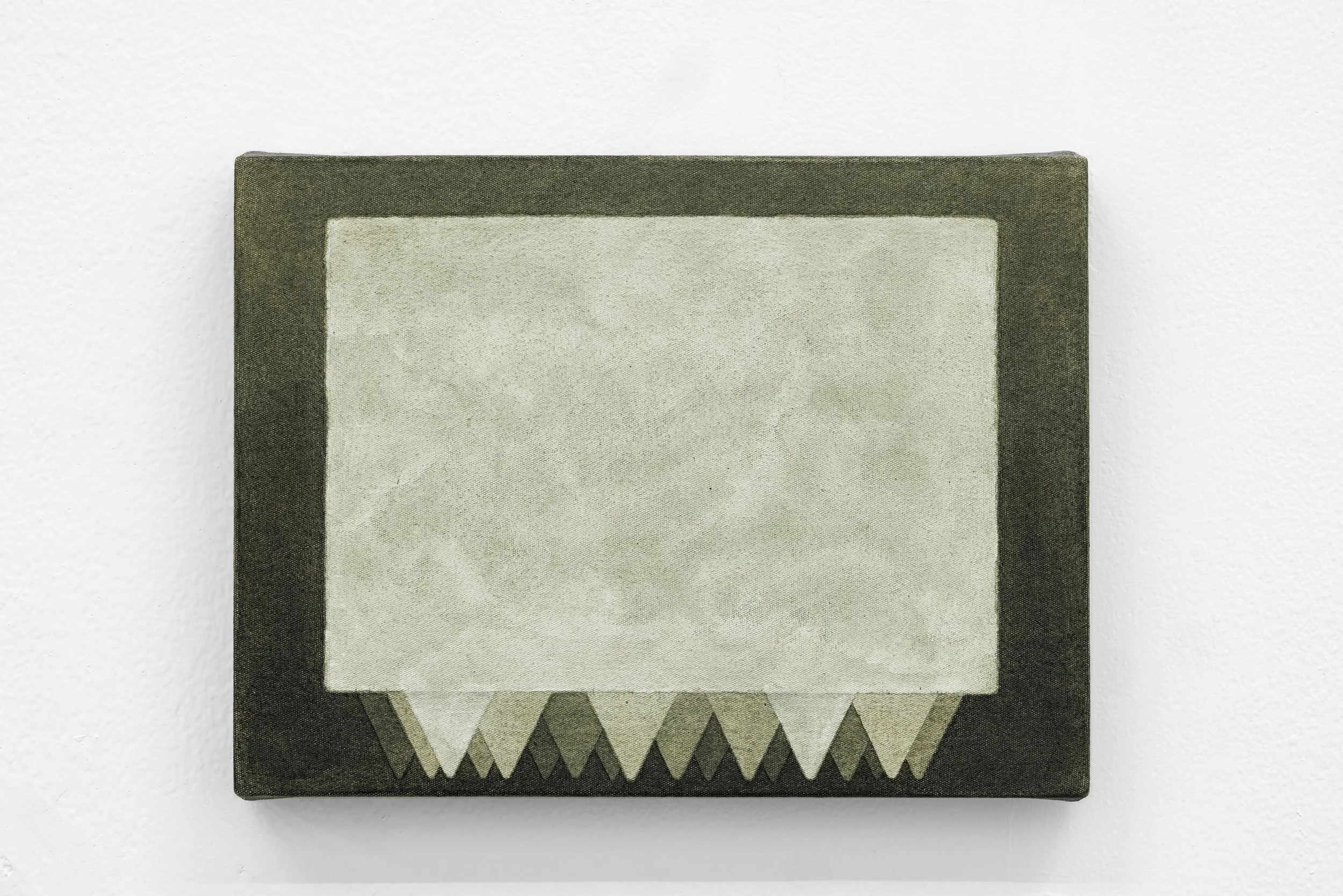  Transit, 2025, acrylics and gesso on canvas, 21.4 x 28.5 cm  Image courtesy of the artist and Grey Noise Photo by: Daniella Baptista 