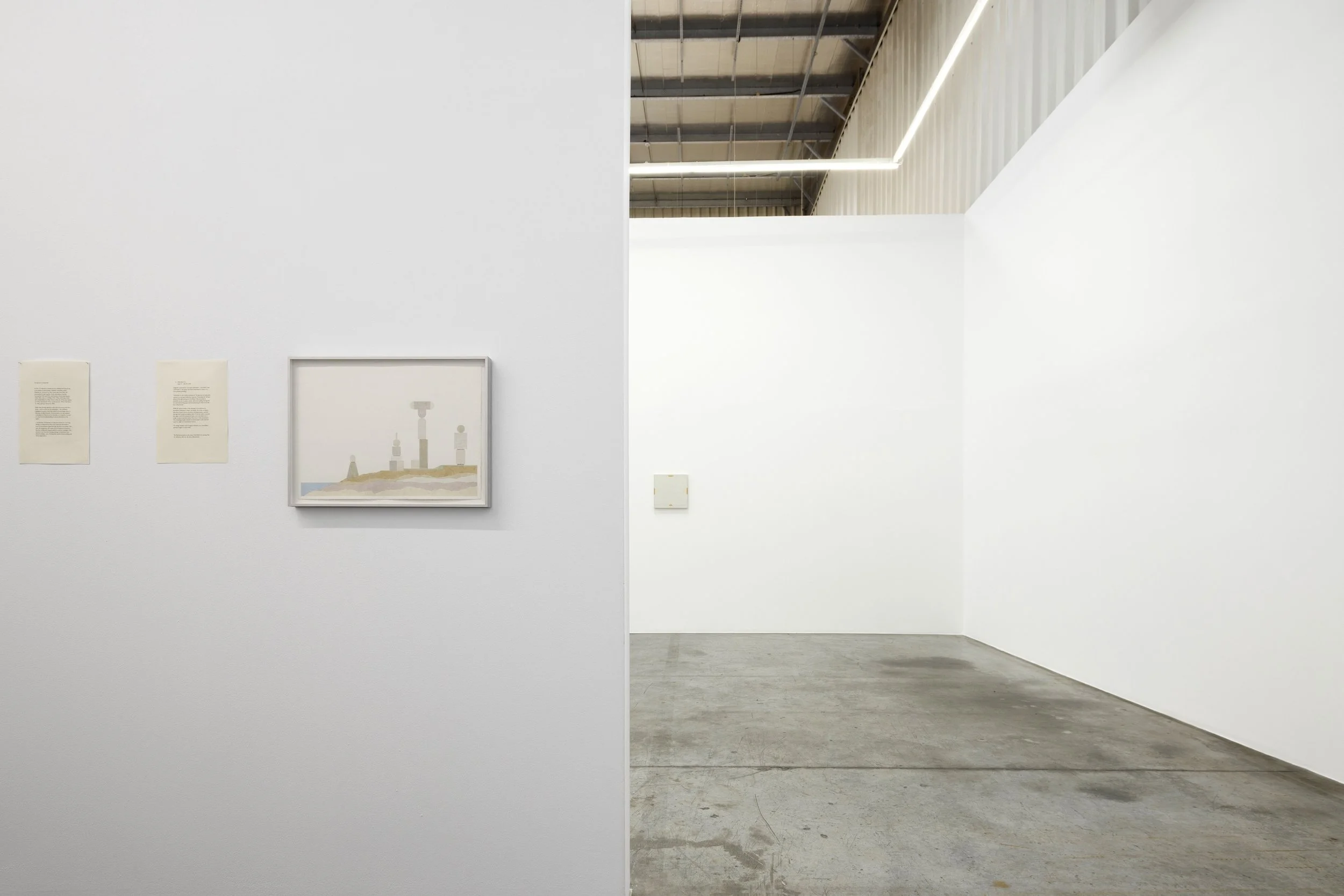  Installation view / The importance of staying quiet / 4. Fahd Burki II.a    Image courtesy of the artist and Grey Noise. Photo by: Daniella Baptista 