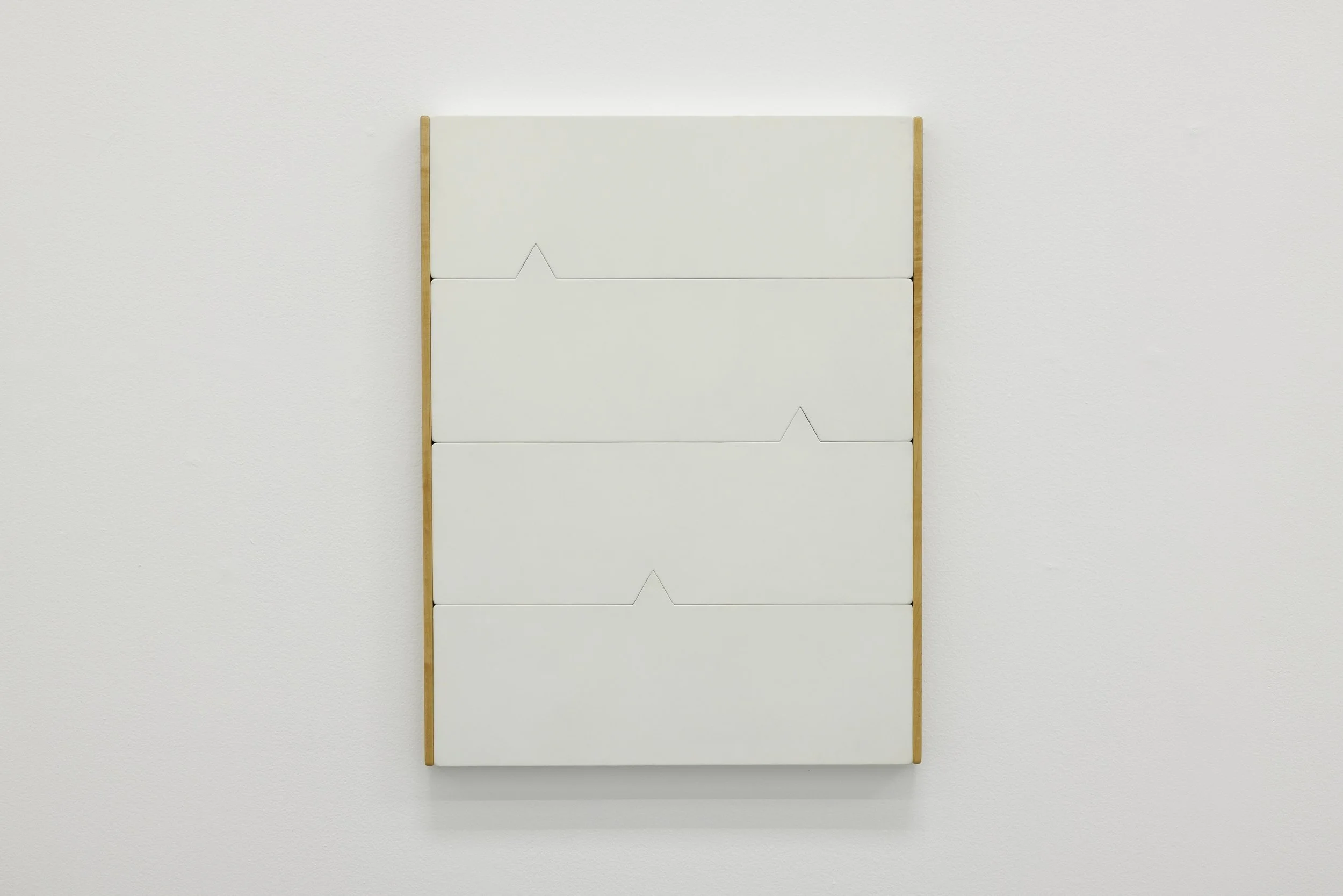  Affinity, 2020, wood, acrylic gesso, 75.4 x 58 x 4.1 cm   Image courtesy of the artist and Grey Noise. Photo by: Daniella Baptista 