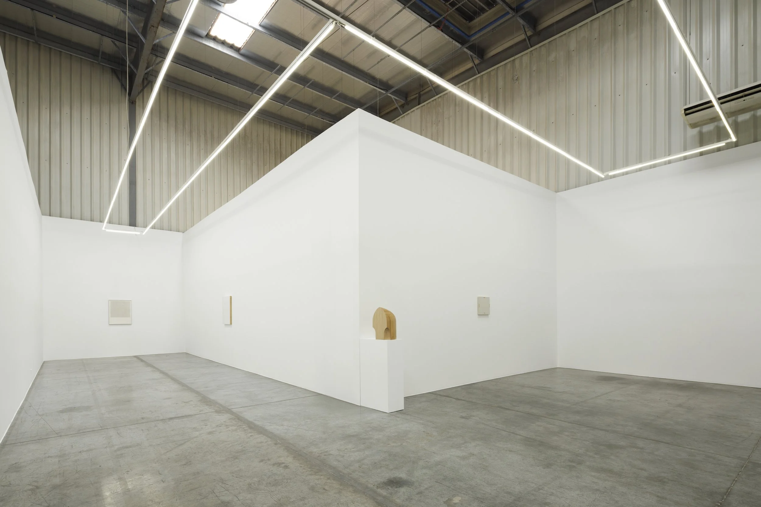  Installation view / The importance of staying quiet / 4. Fahd Burki II.a   Image courtesy of the artist and Grey Noise. Photo by: Daniella Baptista  