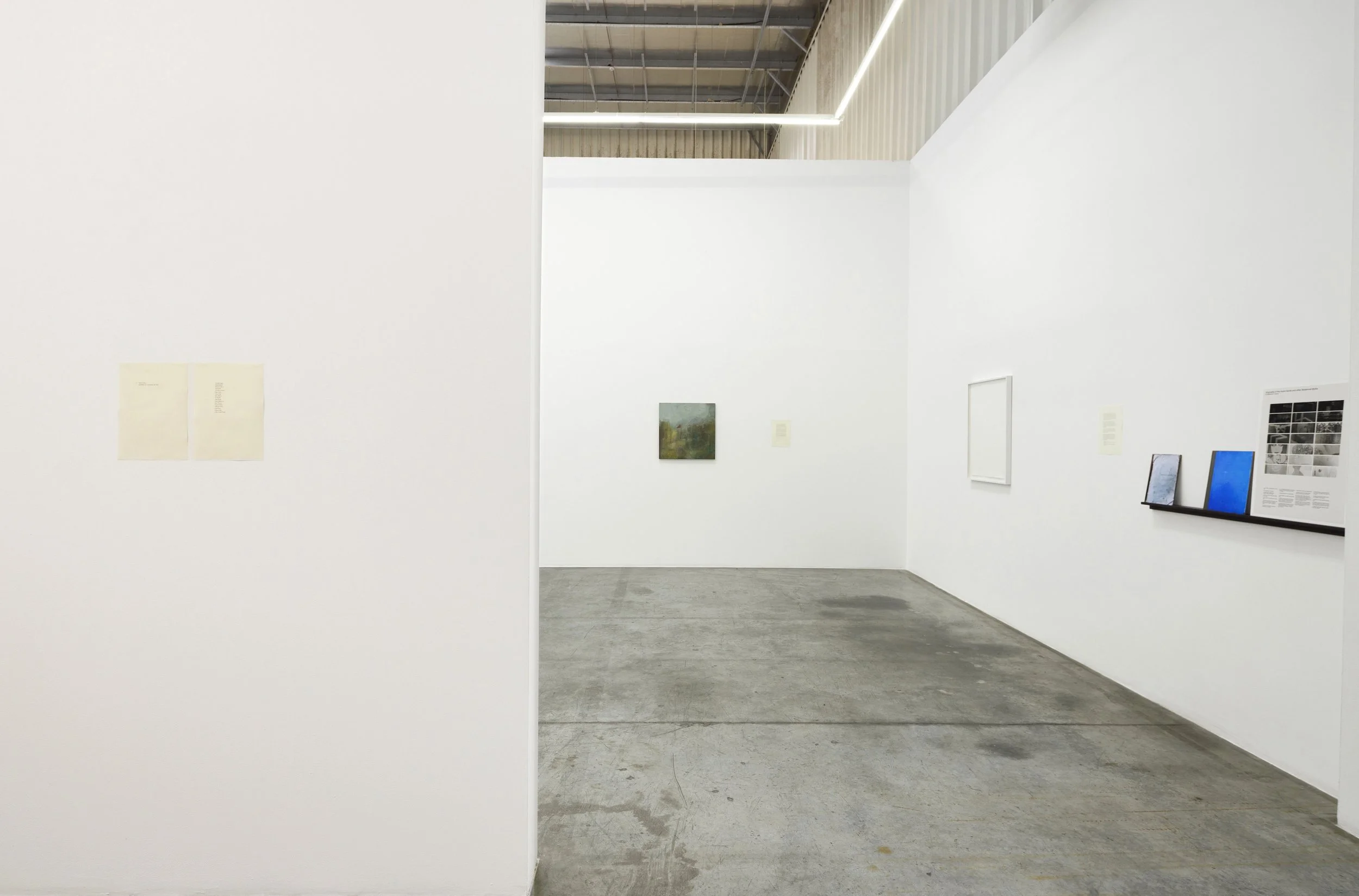  Installation view / The importance of staying quiet / 6. Open Forms  Image courtesy of Grey Noise Photo by: Daniella Baptista 