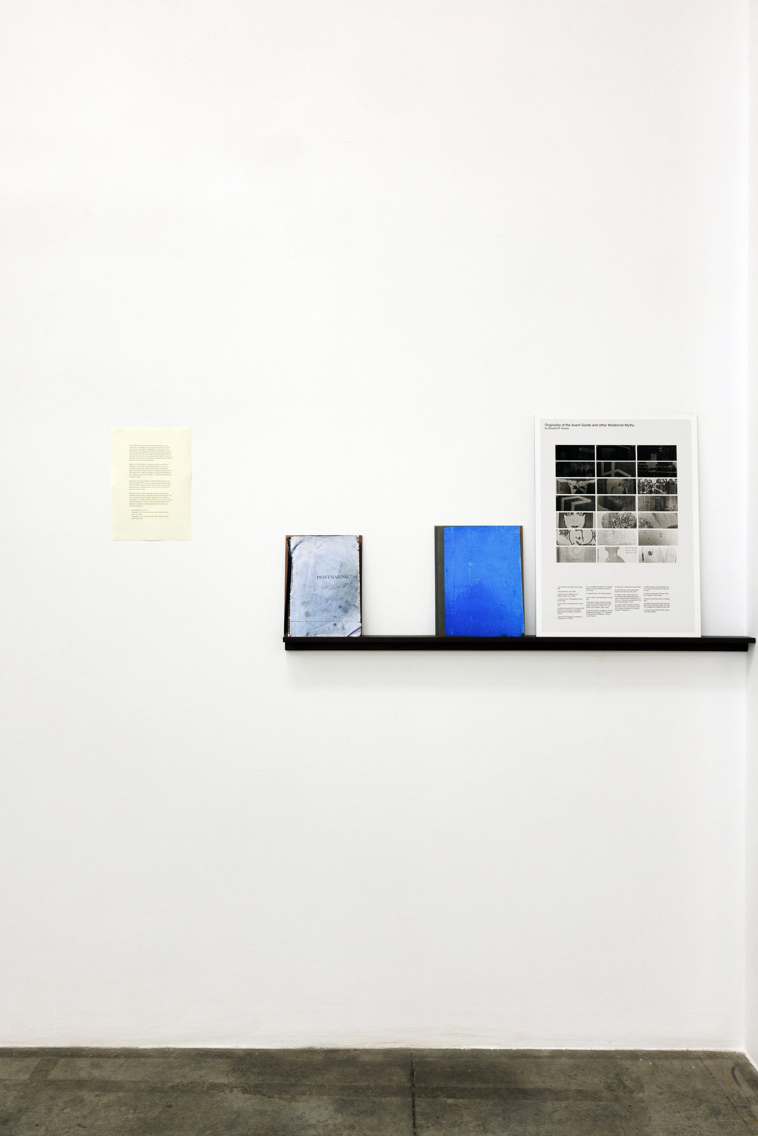  Installation view / The importance of staying quiet / 6. Open Forms  Image courtesy of Grey Noise Photo by: Daniella Baptista 