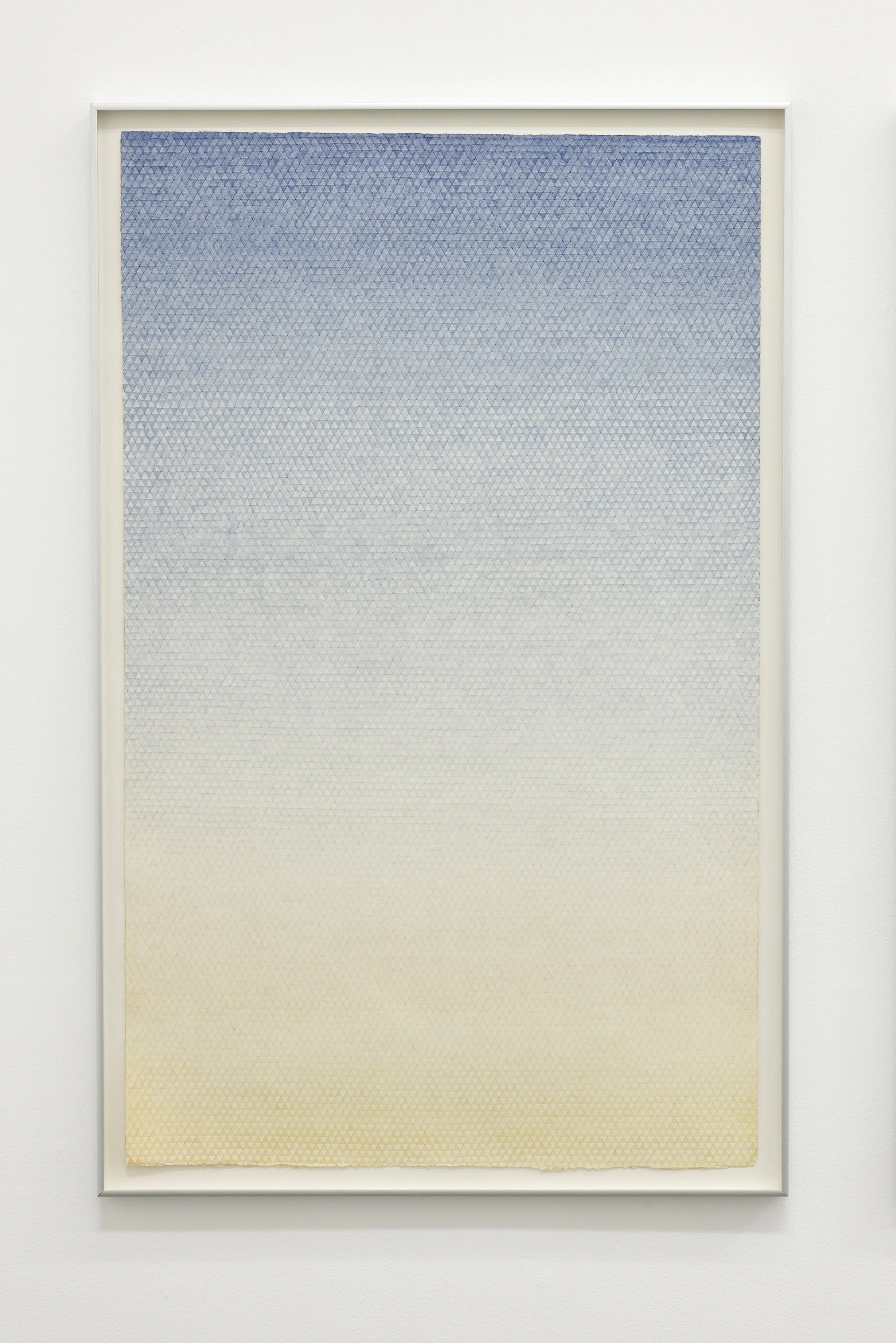  Sara Salman, Dawn, 2017, gouache and pencil on paper, 114.5 x 71 cm  Image courtesy of the artist and Grey Noise Photo by: Daniella Baptista 
