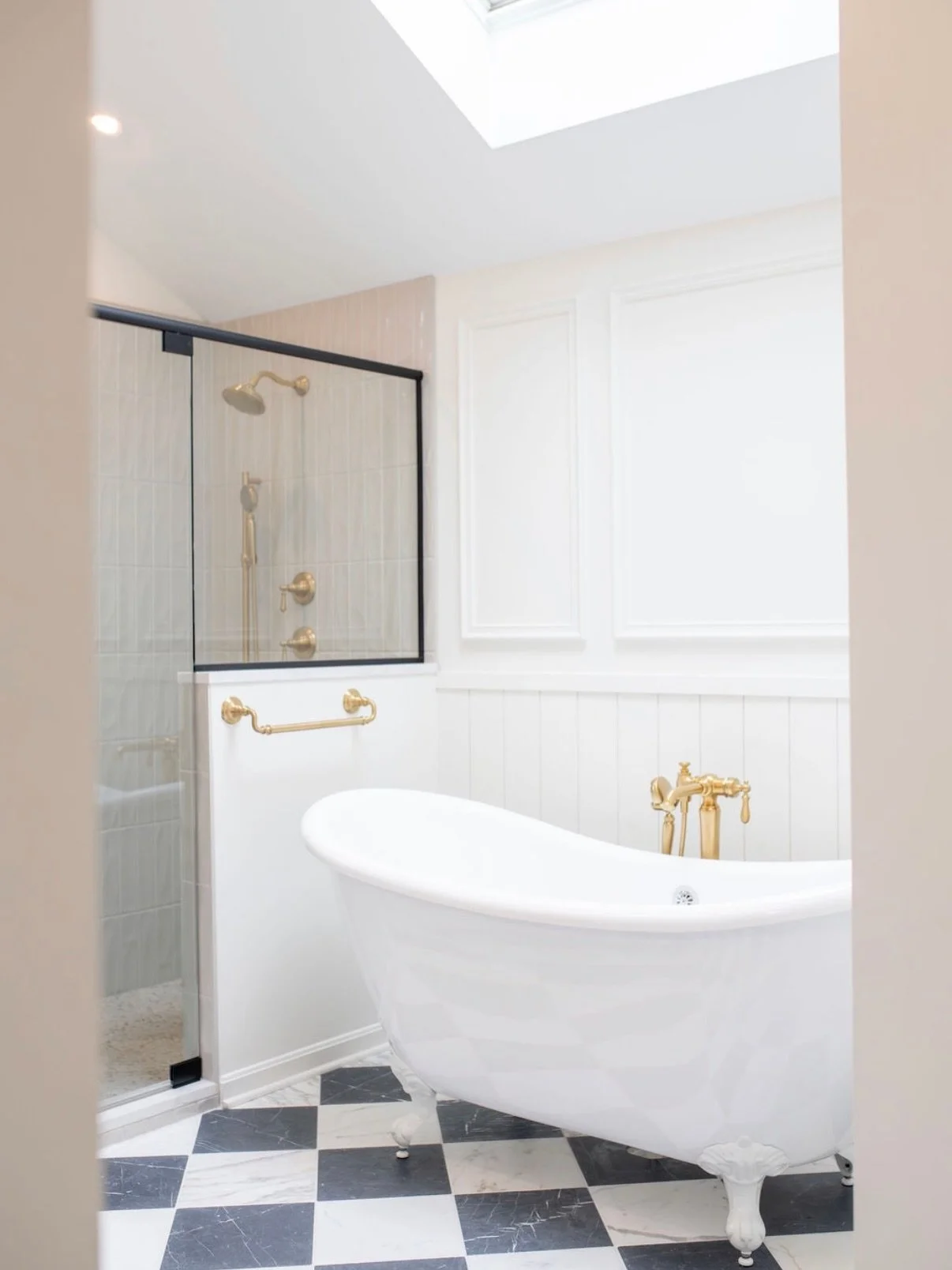 Dropping a sneak peek of the primary bathroom from our Medina renovation project 🫣

Stay tuned for more of this stunning home we recently completed ✨

Thinking of renovating or building an addition? Visit mancusohomes.com 

#remodel #renovation #cus