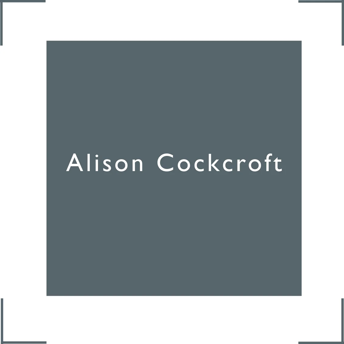 Alison Cockcroft