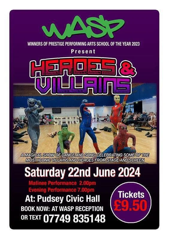 WASP Summer Show 2024 - Heroes & Villains