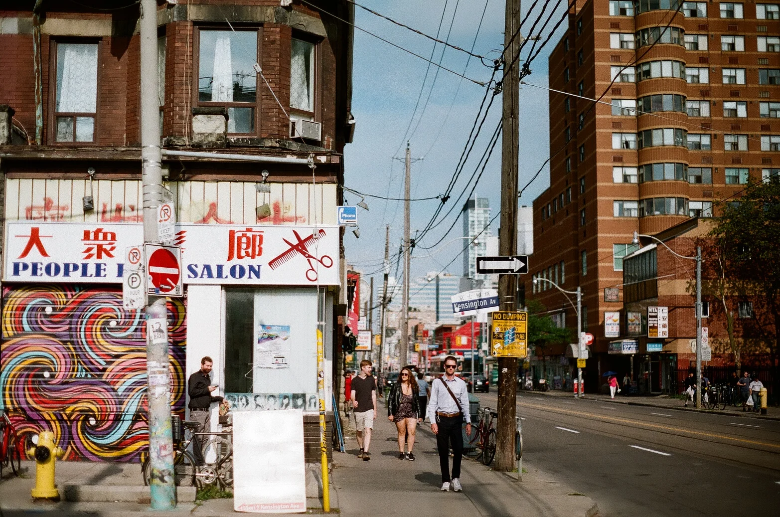 Minolta X-700, shot with Fuji Superia 400 Chinatown, Toronto, ON