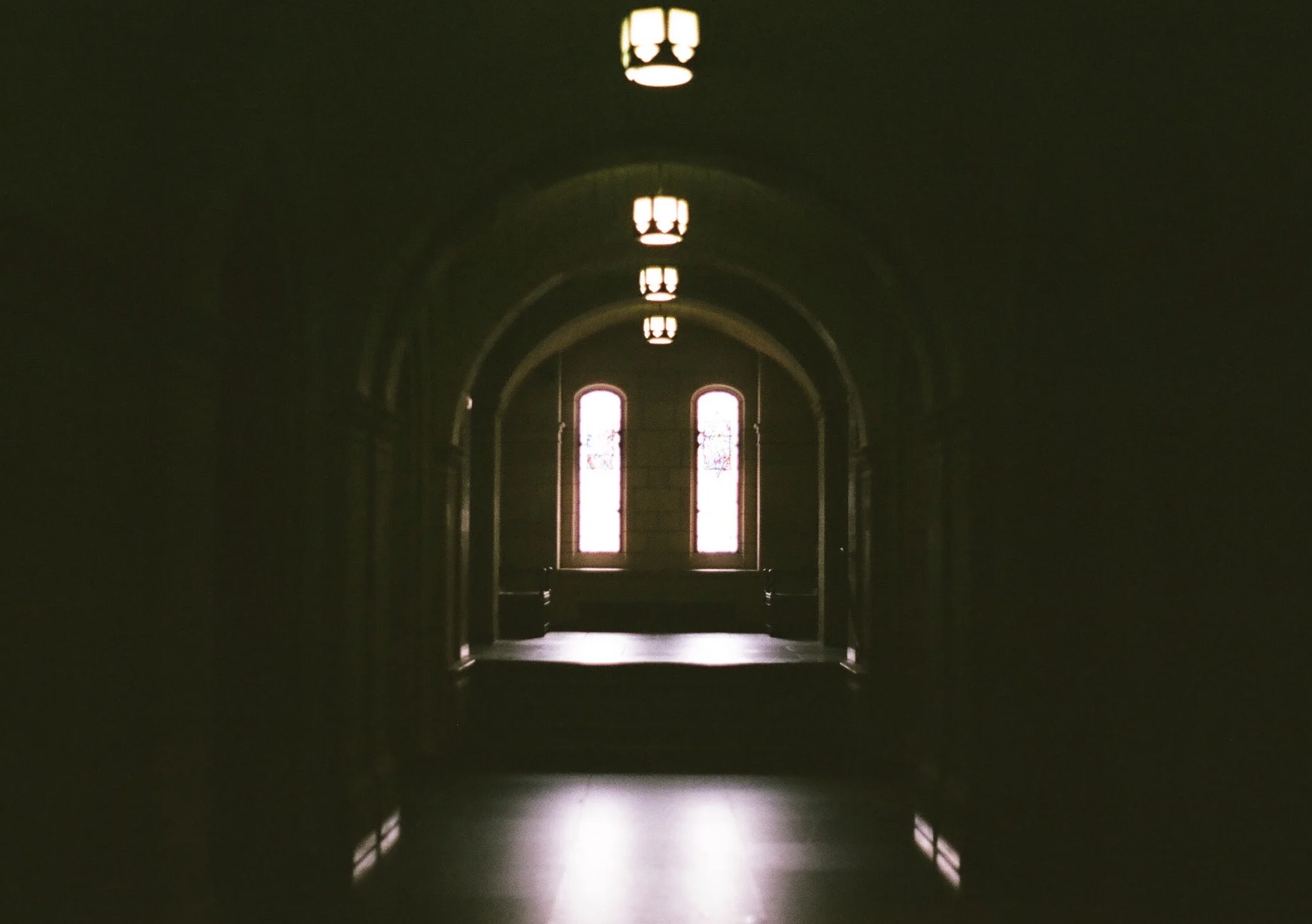 Minolta X-700, shot with Fuji Superia 400 Cathedral of Learning, Pittsburgh, PA