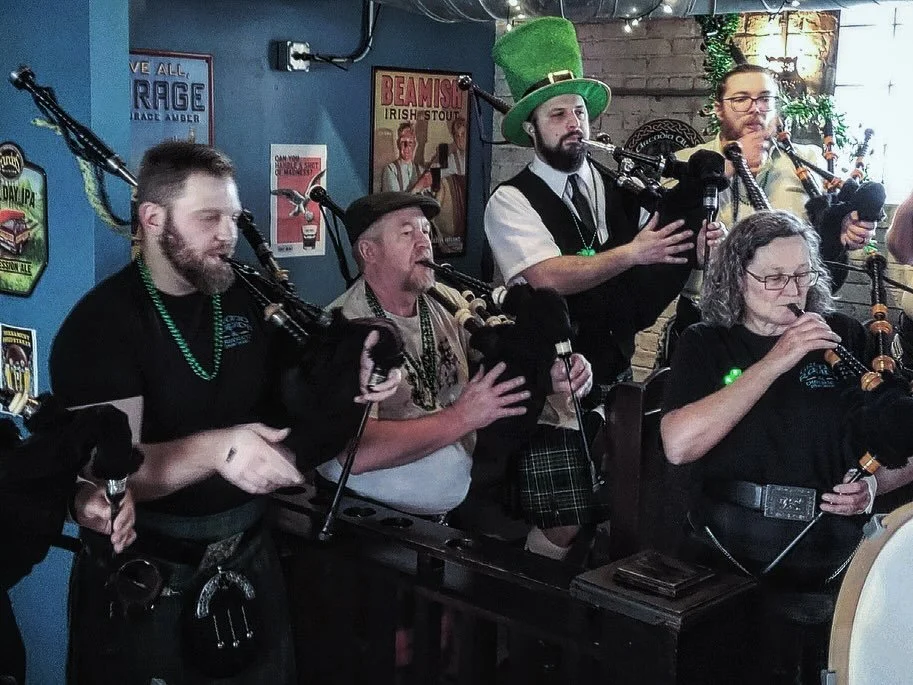 St. Patrick&rsquo;s Day 2025 was another smashing success!! Thanks Grand Rapids for joining us for another pub crawl - we had a blast! Thanks too to all the bars that had us along for the ride. #bagpipes #drums #pipebandlife #stpatricksday