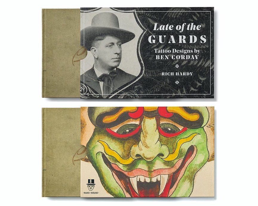 Our new book by @rich_hardy is finally available for preorder! Visit @rakehouse or click the profile link to get your copy of Late of the Guards: Tattoo Designs by Ben Corday. 
&nbsp;
Rich and I pulled out all the stops to create this limited-edition