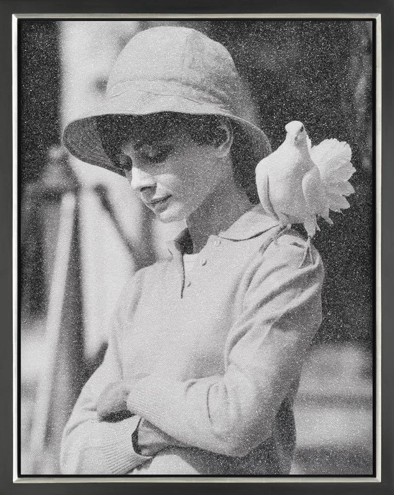 Simon-Claridge-Audrey-Hepburn-With-Dove-Claridge-Fine-Art