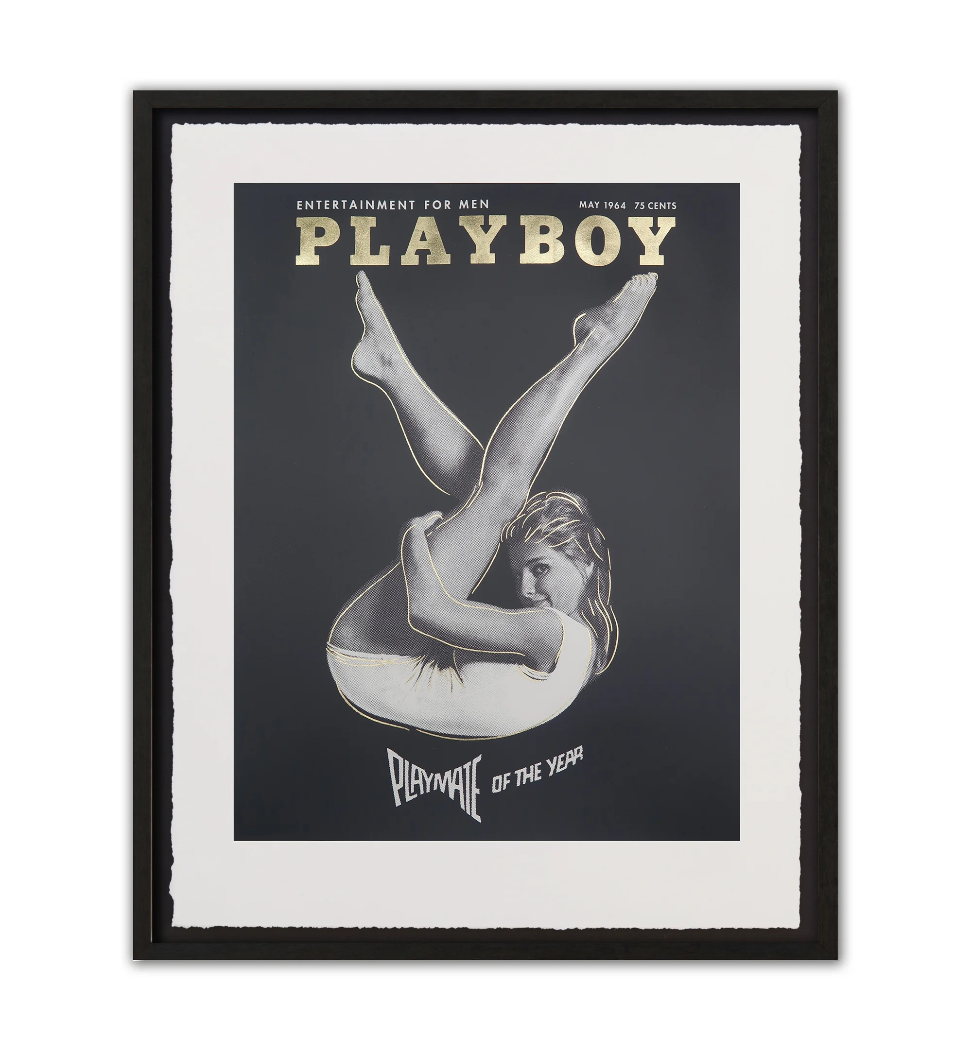 Simon-Claridge-Playboy-Magazine-May-1964-Dark-Taupe-Silver-Claridge-Fine-Art