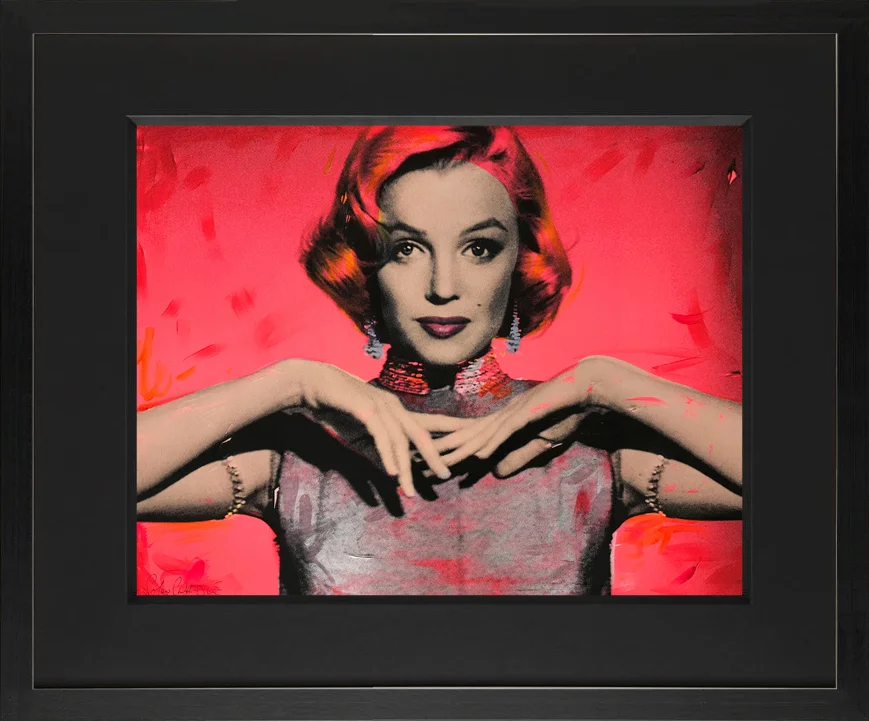 Simon-Claridge-Marilyn-Monroe-Sounds-Just-Dreamy-To-Me-Fluro-Silver-Claridge-Fine-Art
