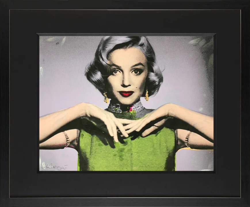 Simon-Claridge-Marilyn-Monroe-Sounds-Just-Dreamy-To-Me-Dusty-Lilac-Green-Claridge-Fine-Art