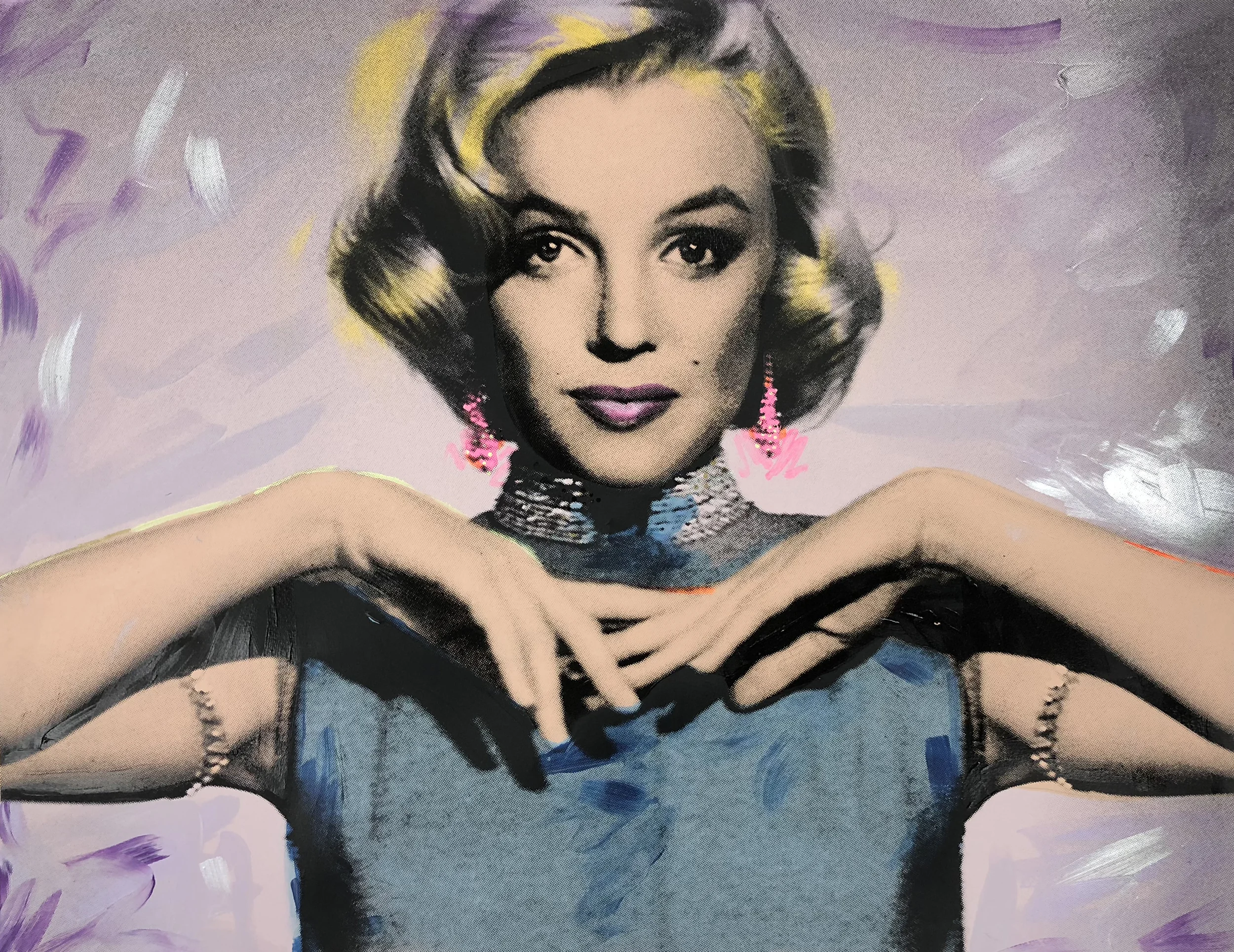 Simon-Claridge-Marilyn-Monroe-Sounds-Just-Dreamy-To-Me-Lilac-Claridge-Fine-Art