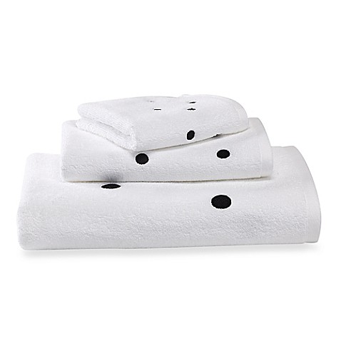 kate spade polka dot towels