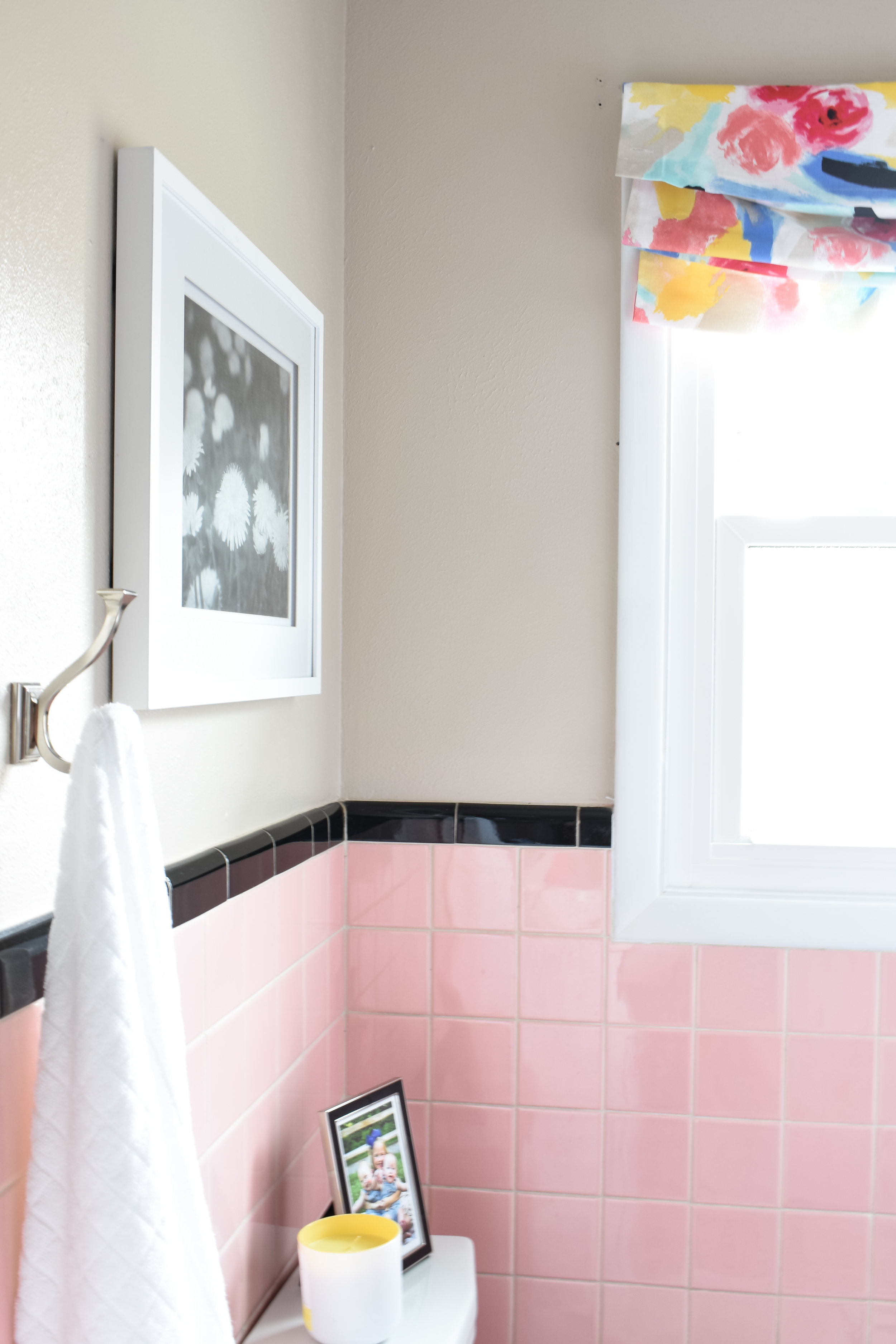 Kate Spade inspired bathroom remodel