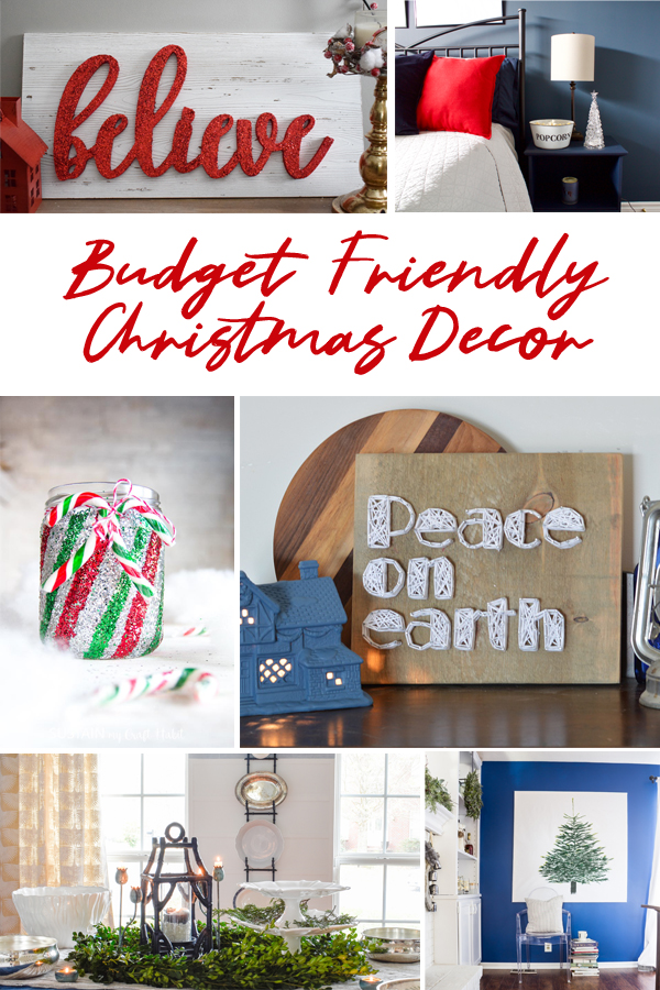 Budget Christmas Decor Blog Hop My Free Diy Wreath T Moore Home Interior Design Studio - Home Decor On A Budget Blog