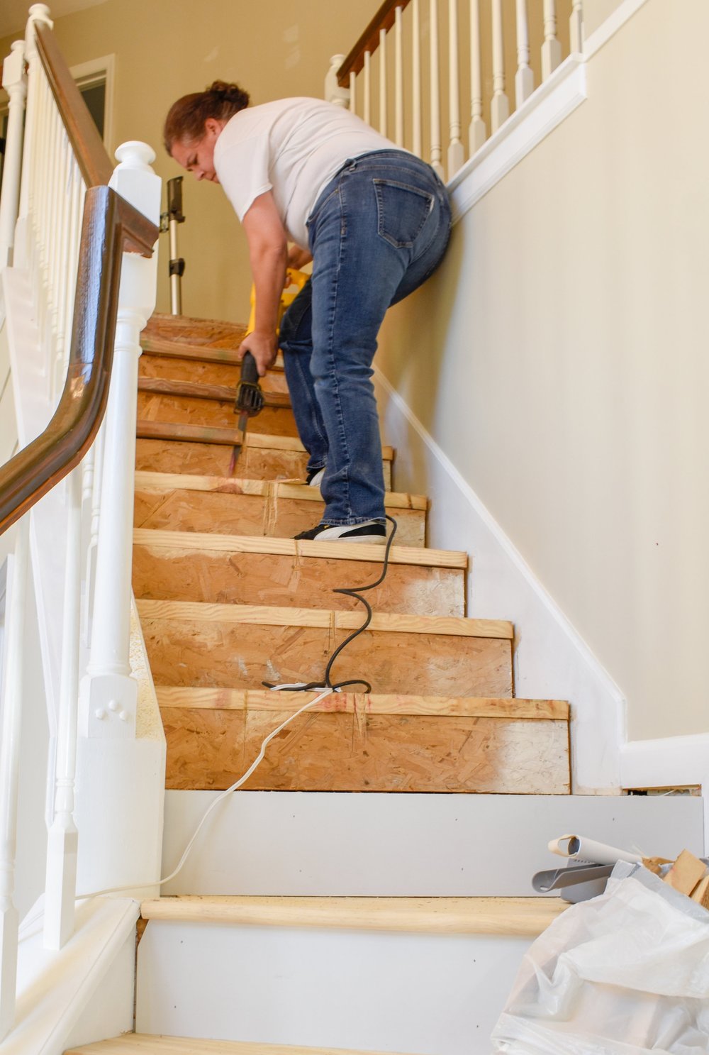 Replacing Carpet With Wood Treads, Converting Stairs From Carpet To Hardwood Flooring