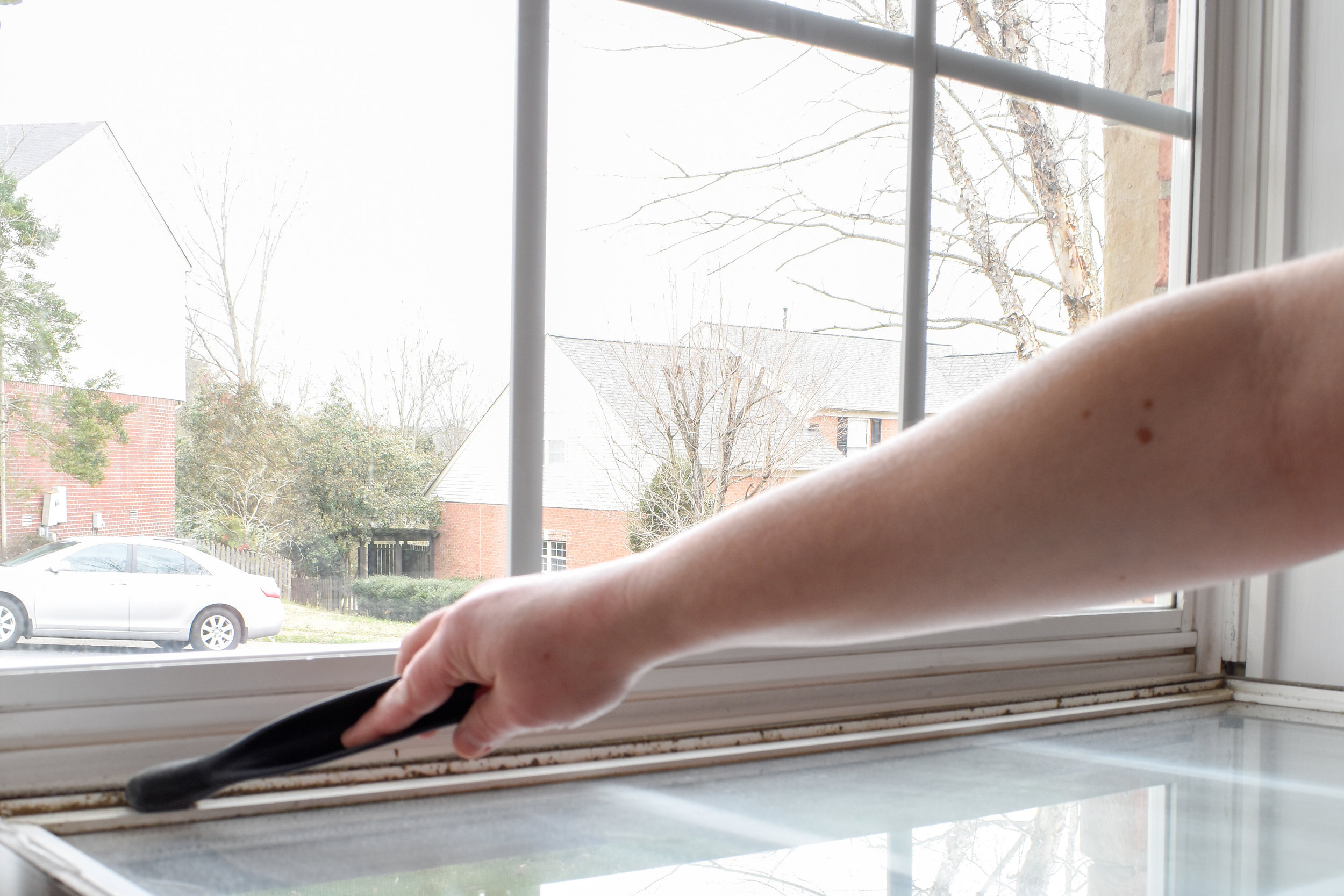 deep cleaning your windows for Spring in 10 minutes or less