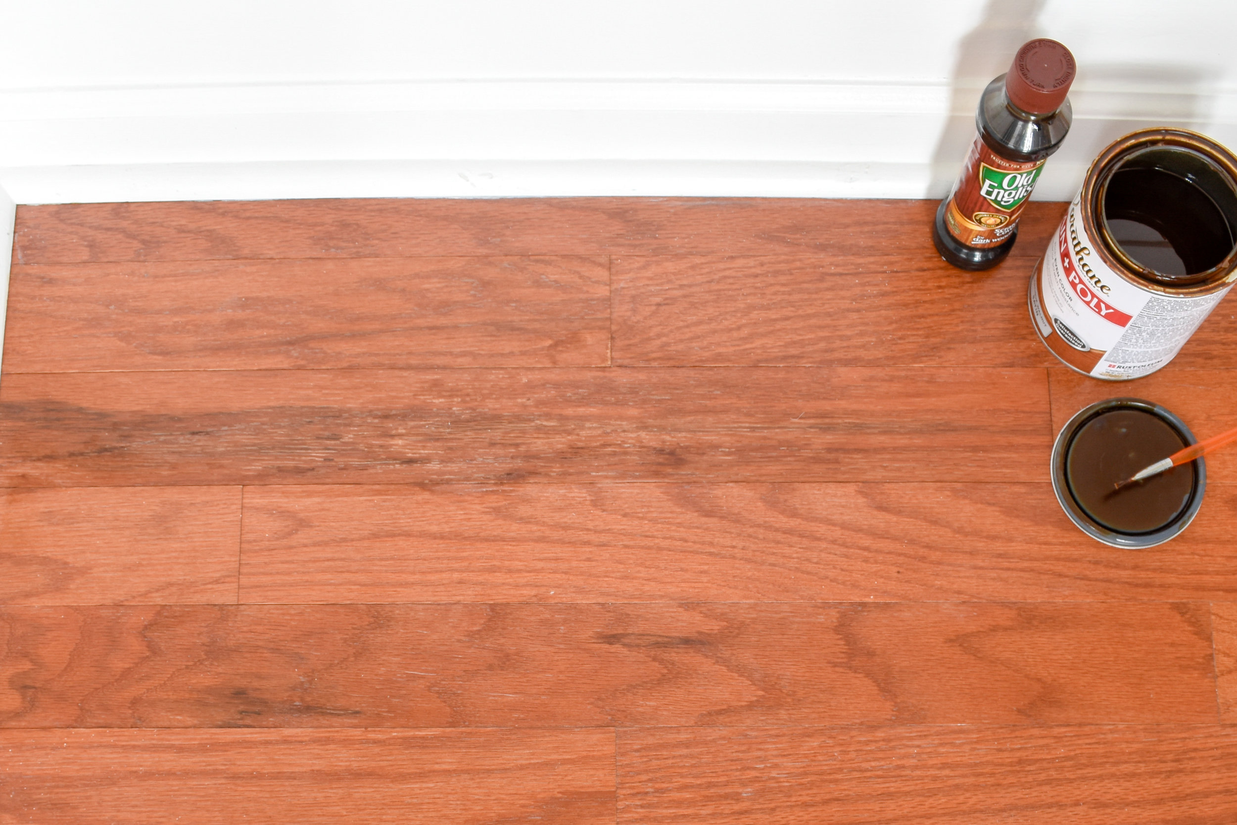 repairing wood flooring after condensation damage from  house plants