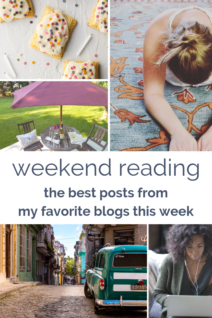 weekend reading - the best posts from my favorite blogs this week