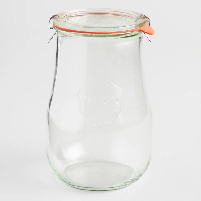 glass storage jars for laundry supplies