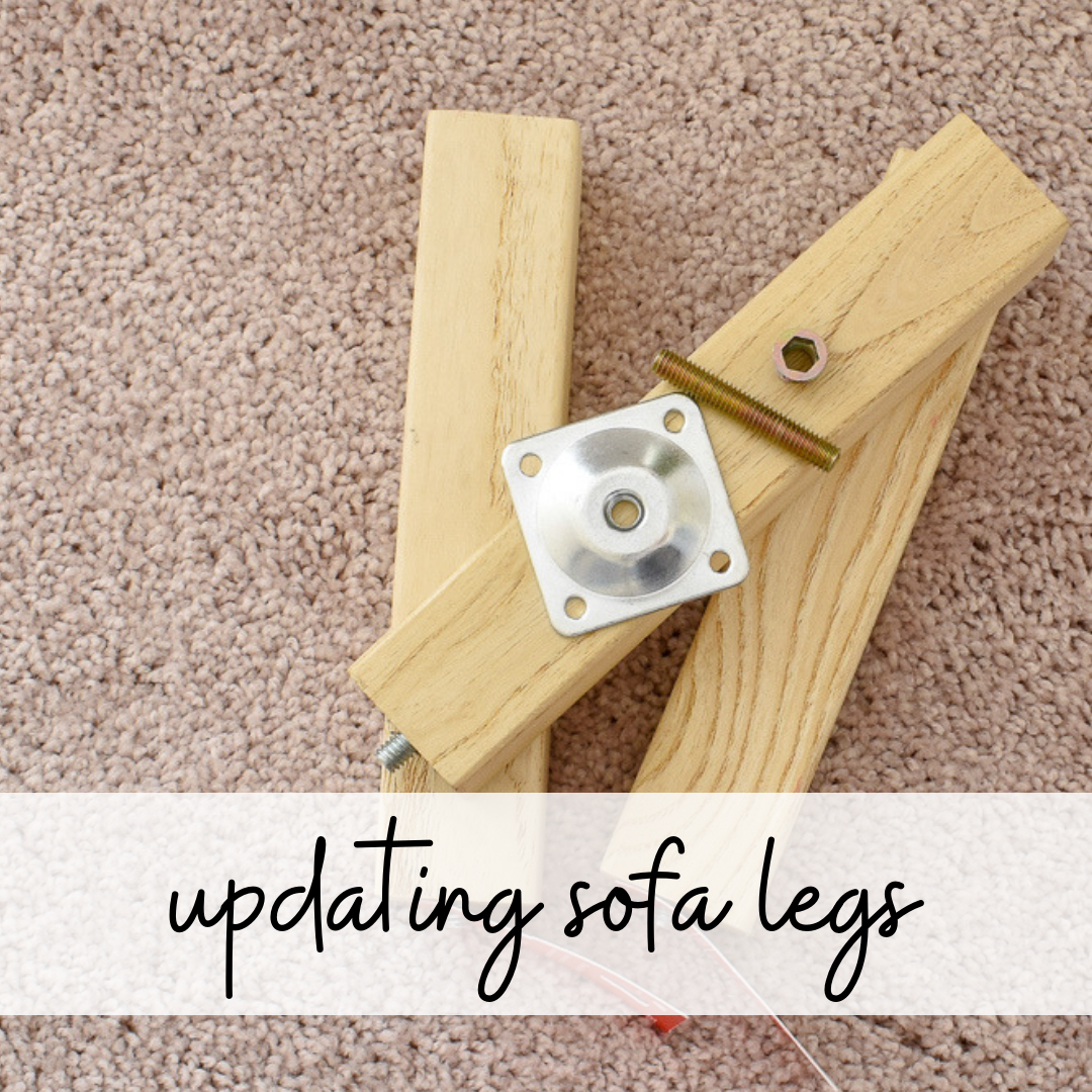 Replacing your sofa's legs