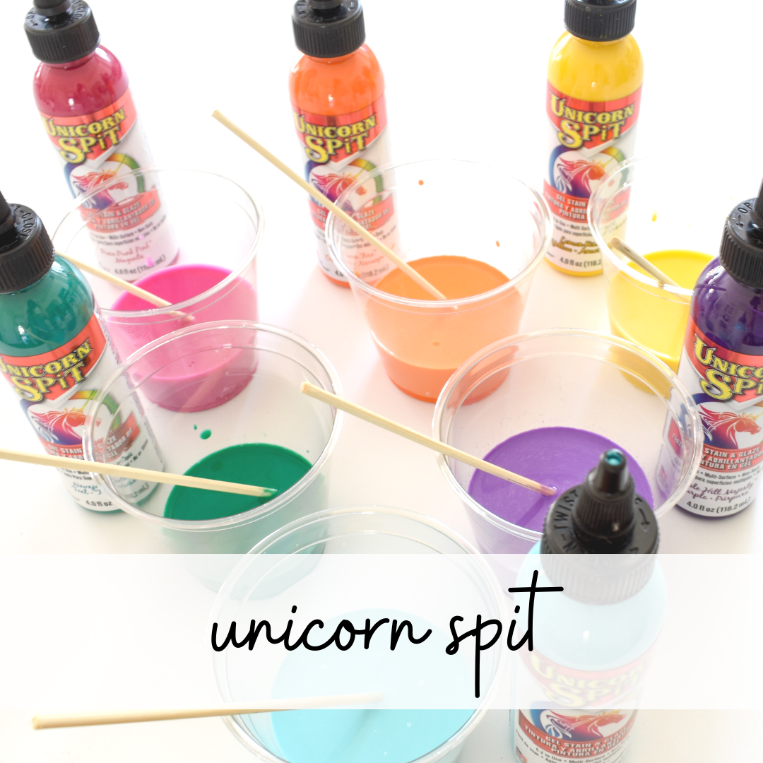 how to use unicorn spit as a wood stain