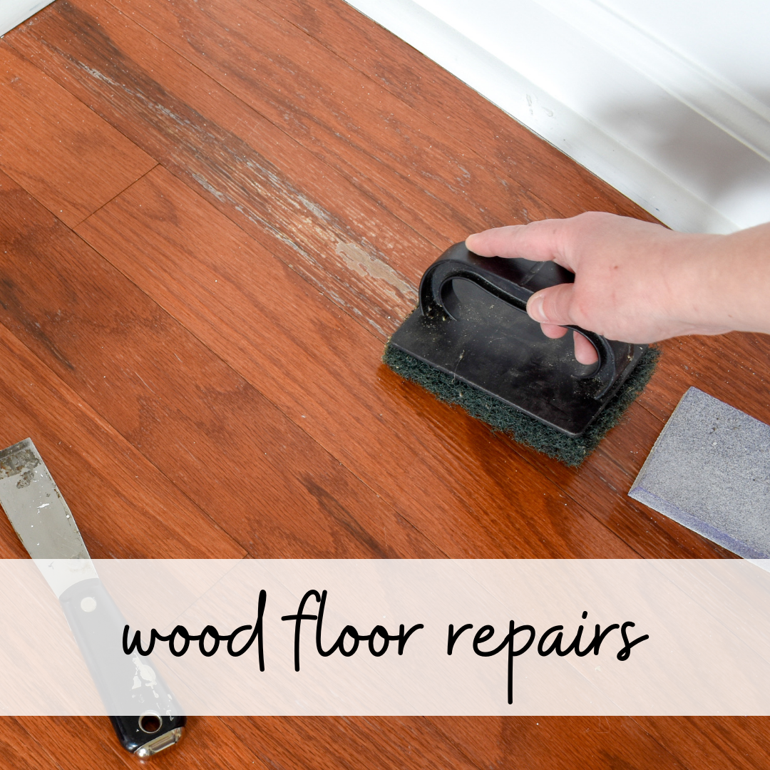 repairs to water damage on engineered wood floors