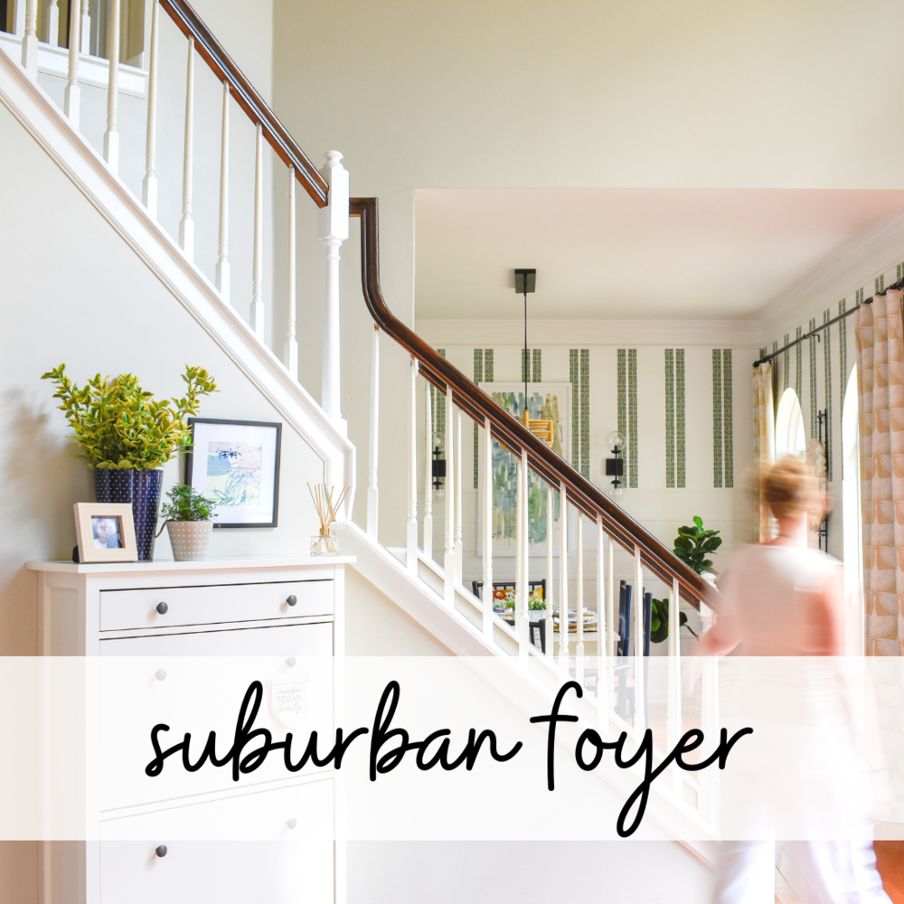 Suburban Foyer Makeover Plans