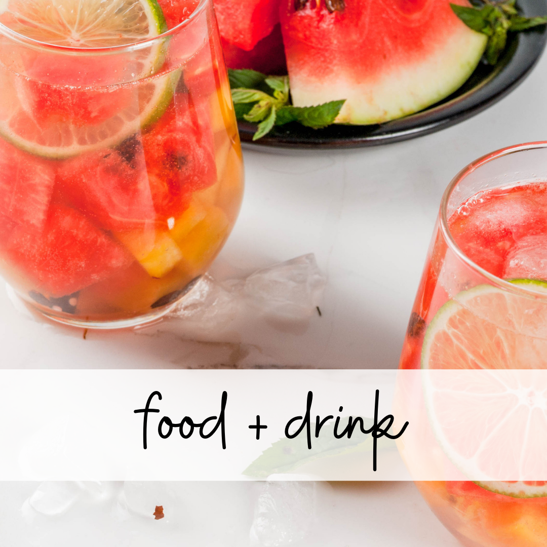 food + drink recipes for entertaining in your home