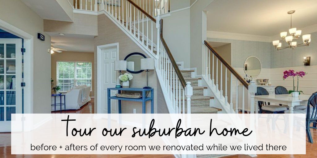 suburban home decorating ideas with before and after photos