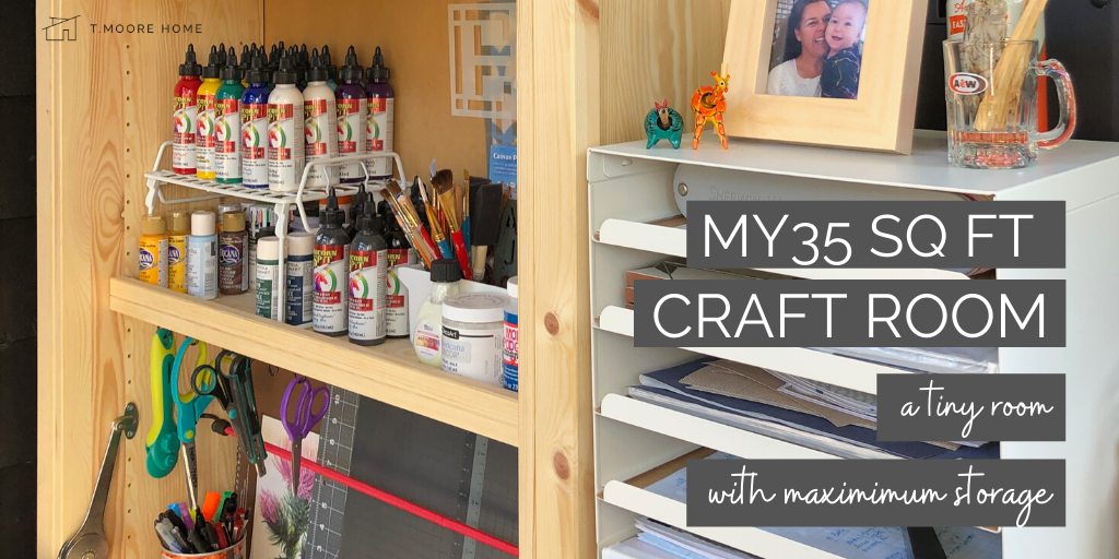 How To Turn A Small Space Into A Dream Craft Room Workspace