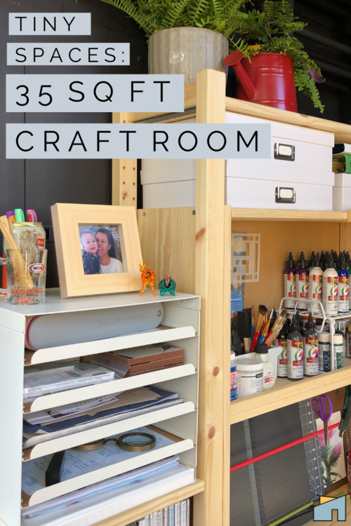 Small Space Into A Dream Craft Room, Storage For Crafts Ikea