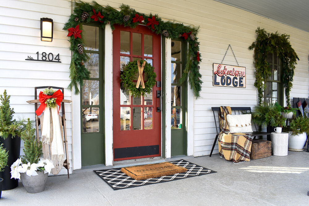 christmas porch decorating ideas pictures