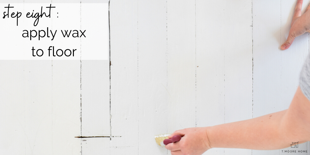 Painting Hardwood Floors (even if they've been painted before) — T. Moore Home Interior Design