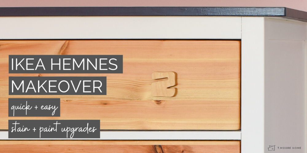Ikea Hemnes Dresser Makeover Removing, How To Make Furniture Darker
