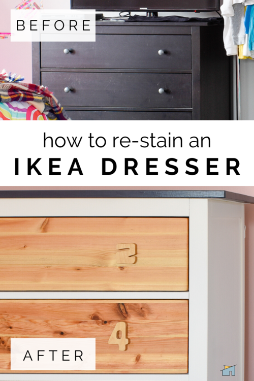 Ikea Hemnes Dresser Makeover Removing, Ikea Dresser Light Wood