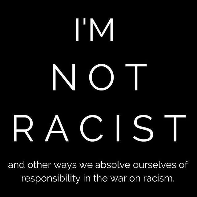 here are some of the ways I&rsquo;ve been absolving myself of responsibility in the fight against racism through the years. when you read these, you will be defensive and that&rsquo;s okay. you will be tempted to argue with me and that&rsquo;s okay. 